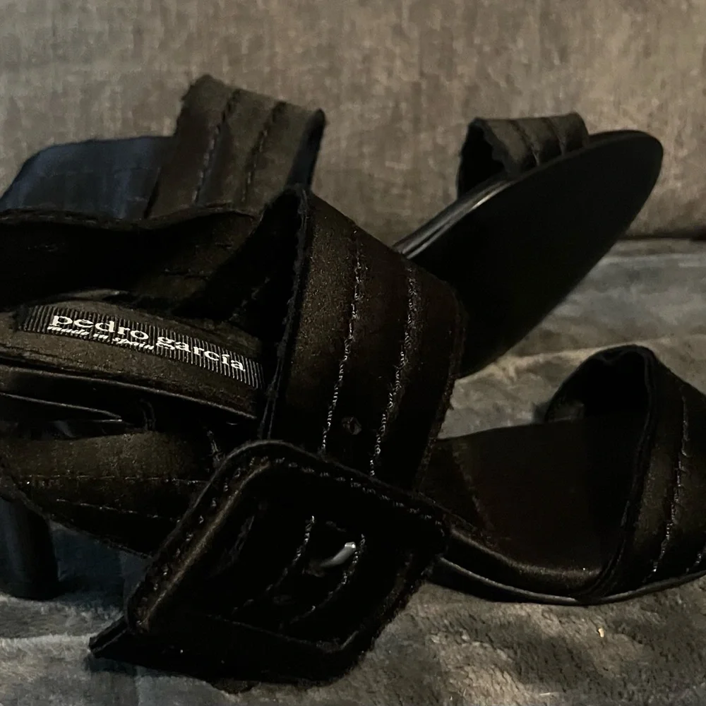 Pedro Garcia Elegant Black Sandals